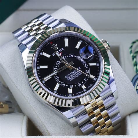 rolex sky dweller 2 tone jubilee|sky dweller Rolex 42 mm.